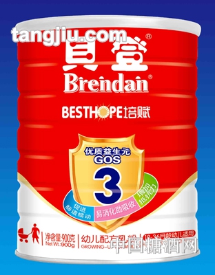 培赋幼儿配方乳粉3段900g