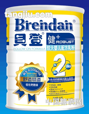 健＋较大配方乳粉2段800g
