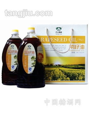 巴山牌纯菜籽油1.8L礼品装