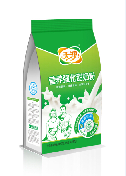 新疆天澳牌营养强化甜奶粉