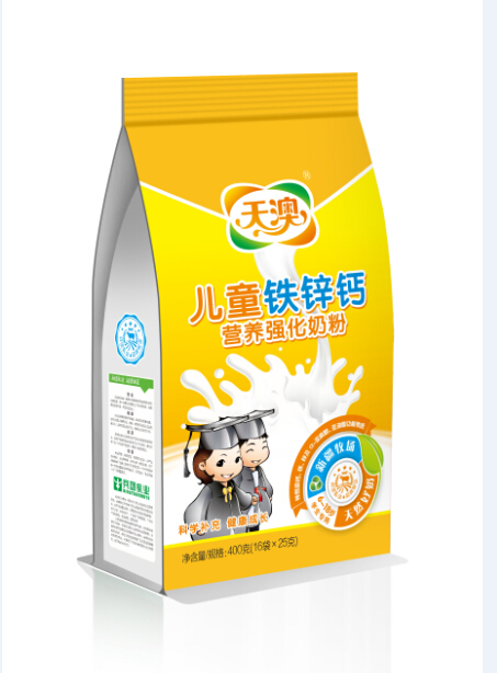新疆天澳牌儿童铁锌钙营养奶粉