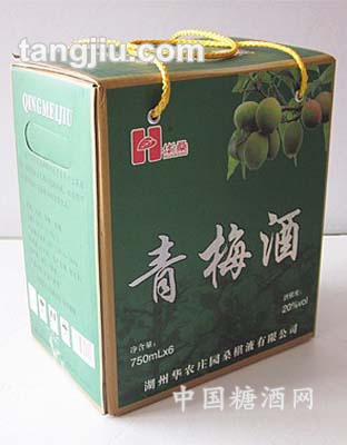 青梅酒绿色礼盒装