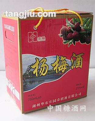 杨梅酒红色礼盒装