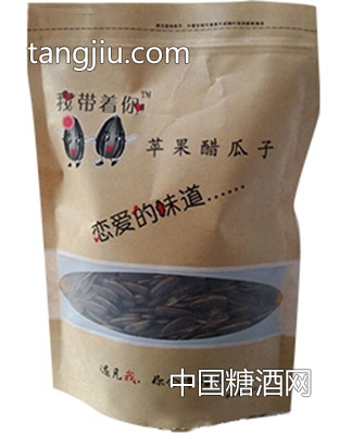 我带着你苹果醋瓜子420g