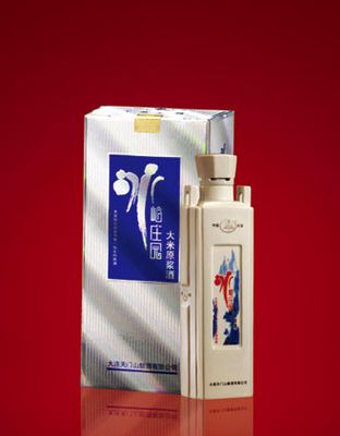 冰峪庄园大米原浆酒——镭射银卡