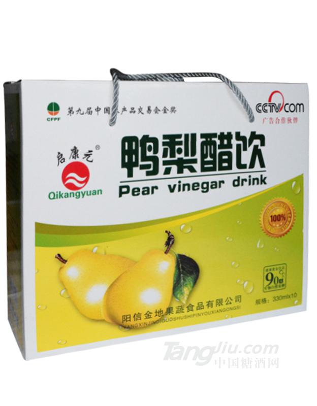 启康元-鸭梨醋饮-330ml