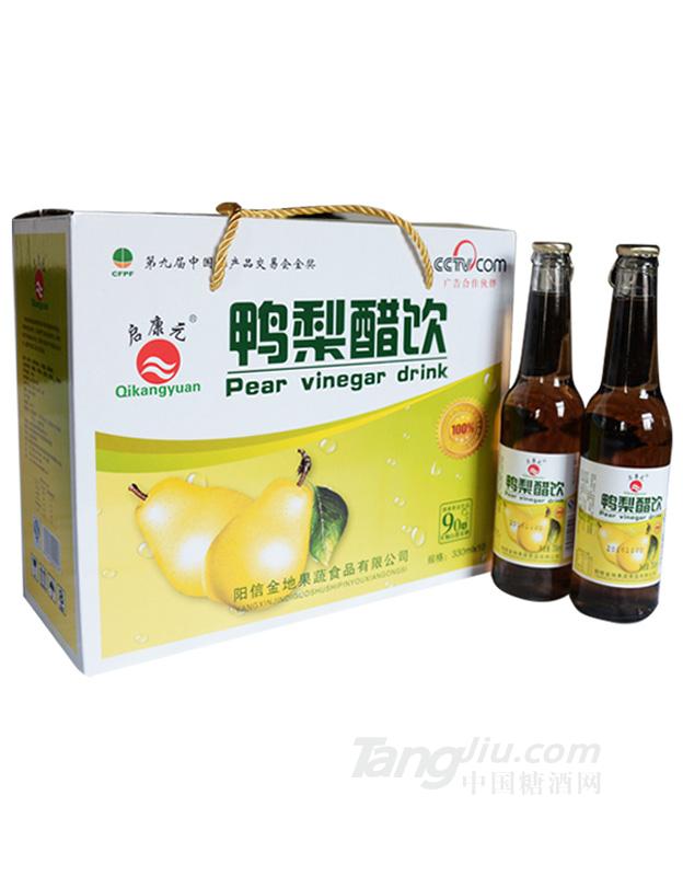 启康元-鸭梨醋饮-330ml