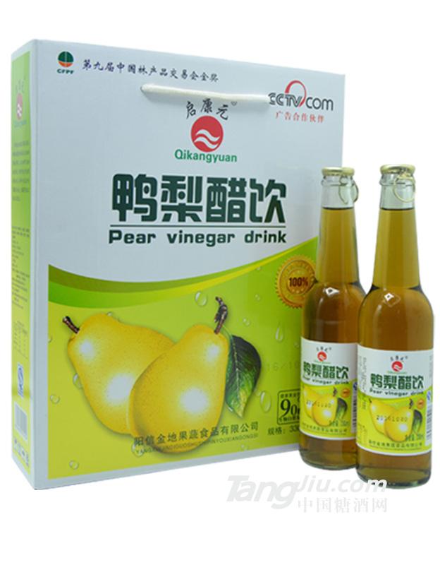 启康元-鸭梨醋饮-330ml