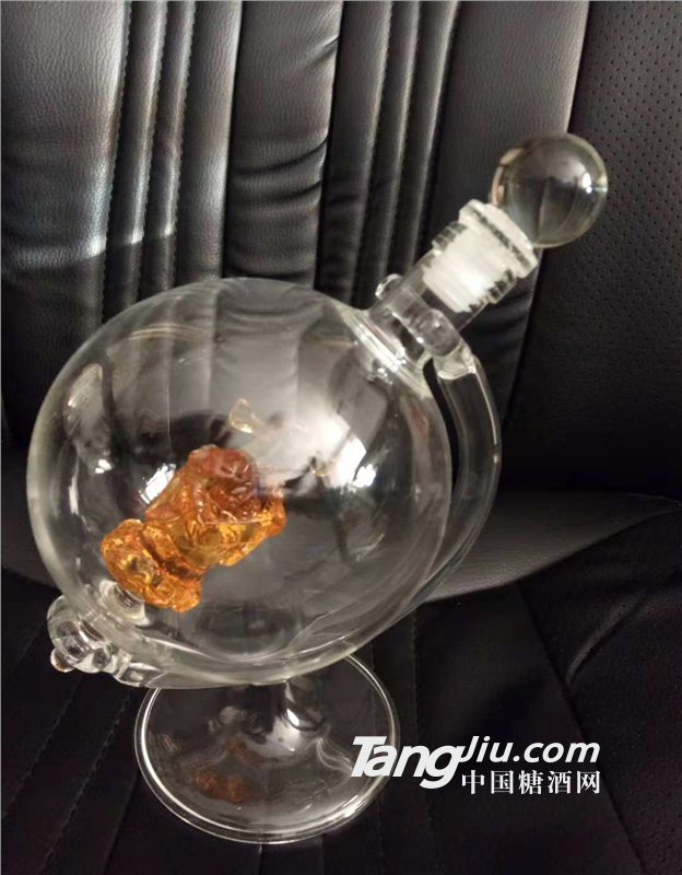 玻璃地球仪创意财神地球仪工艺酒瓶玻璃白酒瓶