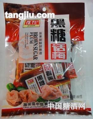 佳信黑糖话梅88g