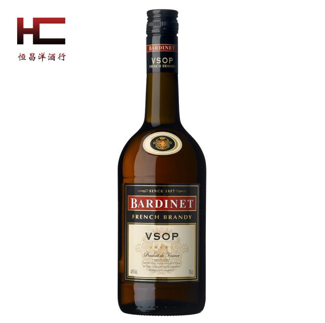 四川成都恒昌洋酒行法国必得利VSOP白兰地批发