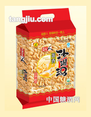 益家人沙琪玛芝麻味608g