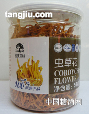 百菇宴干制虫草花50g