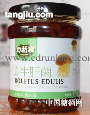 百菇宴蘑菇酱之香辣牛肝菌175g