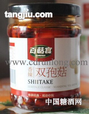 百菇宴香辣蘑菇之双孢菇175g
