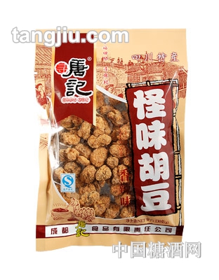 唐记香辣豆130g