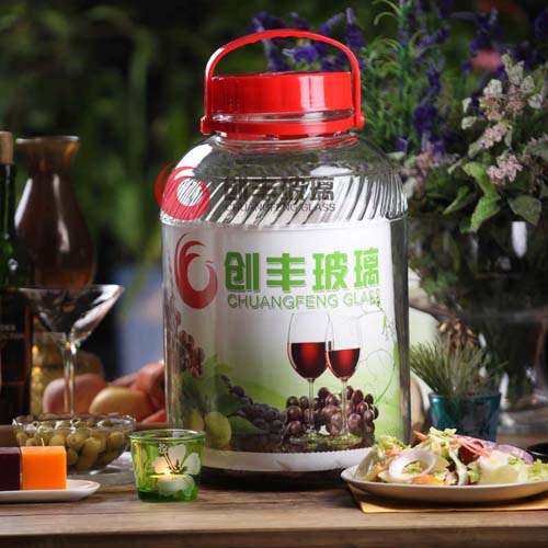 供应斜纹梅酒瓶无铅加厚玻璃瓶杨梅酒药酒瓶酵素瓶密封