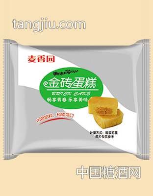 麦香园金砖蛋糕绿标