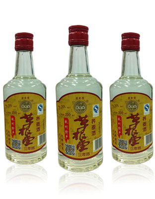 白酒招商 浙江白酒 草根堂荞麦酒250ml小版酒