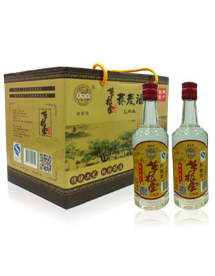 杭州特产 荞麦烧酒 草根堂三年陈荞麦酒250*6礼盒装