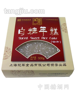 切片盒装白糖年糕