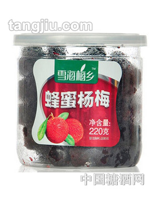 雪海梅乡仙居蜂蜜杨梅220g罐装