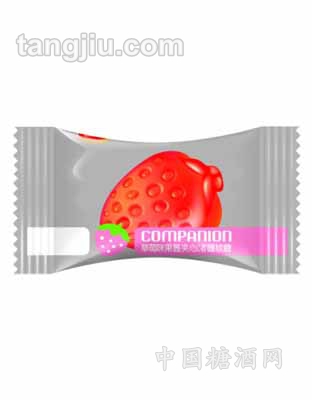 果酱夹心嗜喱（草莓味)