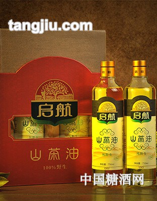 启航山茶油750ml礼盒