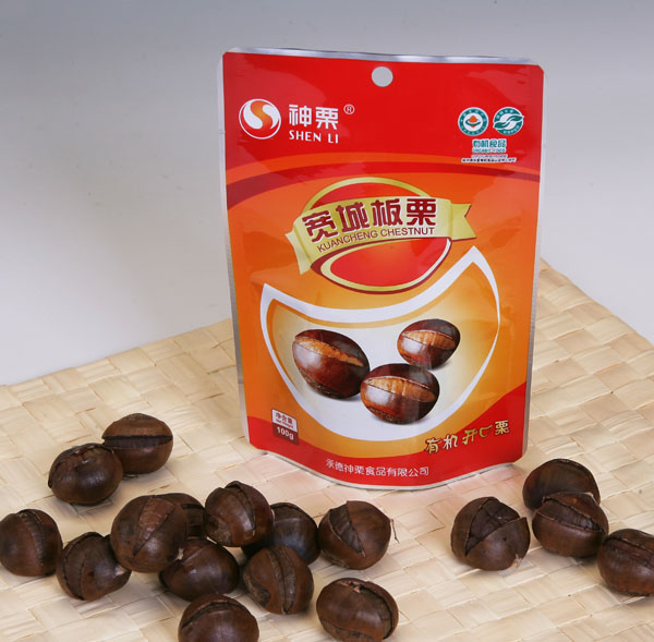 精品河北燕山有机纯绿色板栗 小包装带栗壳单袋板栗