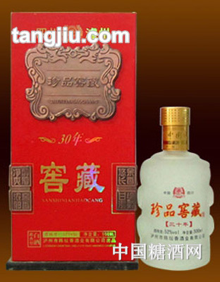 陈坛香酒珍品窖藏30年木盒