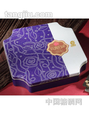 草湖中秋月饼玫瑰物语540g
