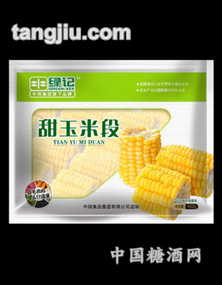 绿记速冻蔬菜玉米段400g