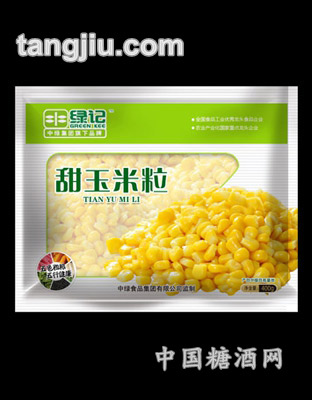 绿记速冻蔬菜甜玉米粒400g