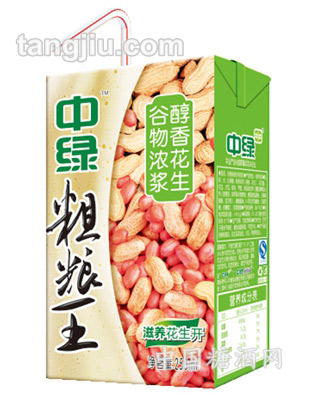 中绿粗粮王醇香花生250ml