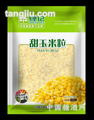 绿记速冻蔬菜甜玉米粒1kg