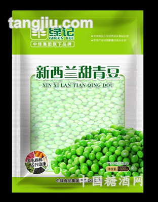 绿记新西兰甜青豆1kg