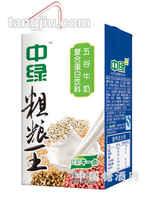 中绿粗粮王五谷牛奶250ml