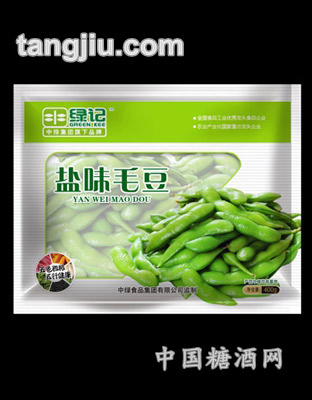绿记速冻蔬菜盐味毛豆400g