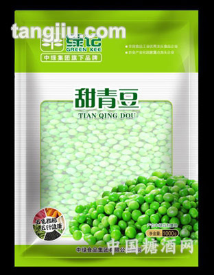 绿记速冻蔬菜甜青豆1kg