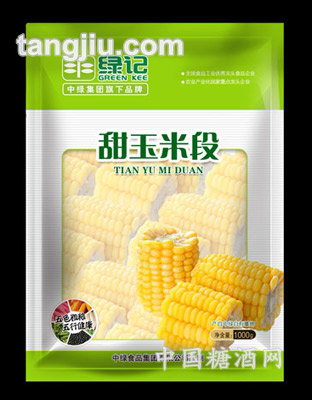绿记速冻蔬菜甜玉米段1kg