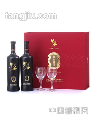 朱鹮黑谷酒11度宝石双支礼盒