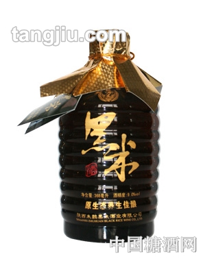 朱鹮黑米酒半干9度清爽(武义)