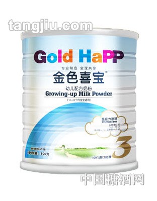 金色喜宝幼儿配方奶粉800g3段