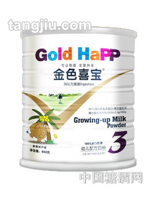 金色喜宝较大配方奶粉3段800g