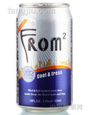 From2斐朗纯麦啤酒罐装355ml