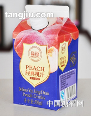 淼雨真屋顶桃汁500ml