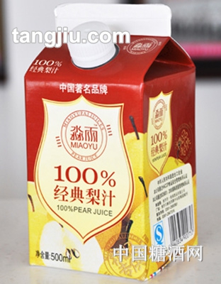 淼雨真屋顶梨汁500ml