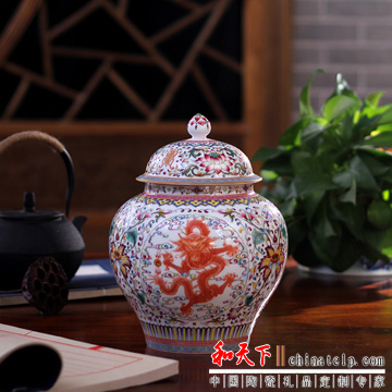 供应陶瓷500ml2斤罐子 密封罐 中药罐膏方罐