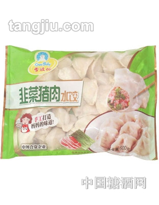 雪波比韭菜猪肉水饺500g