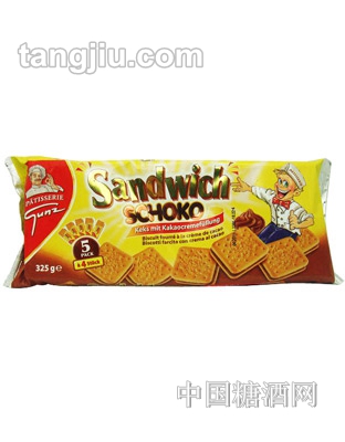 GUNZ可可夹心饼325g